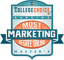 college choice most affordable online marketing degree